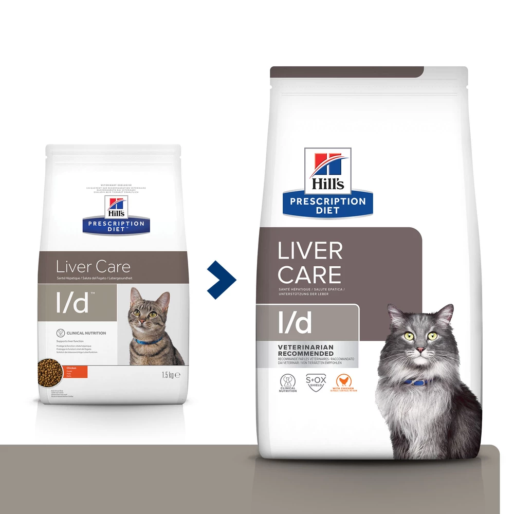 Hills Hill's PD Prescription Diet Feline L/d 1,5kg 4 Hills Hill's PD Prescription Diet Feline L/d 1,5kg - immagine 2