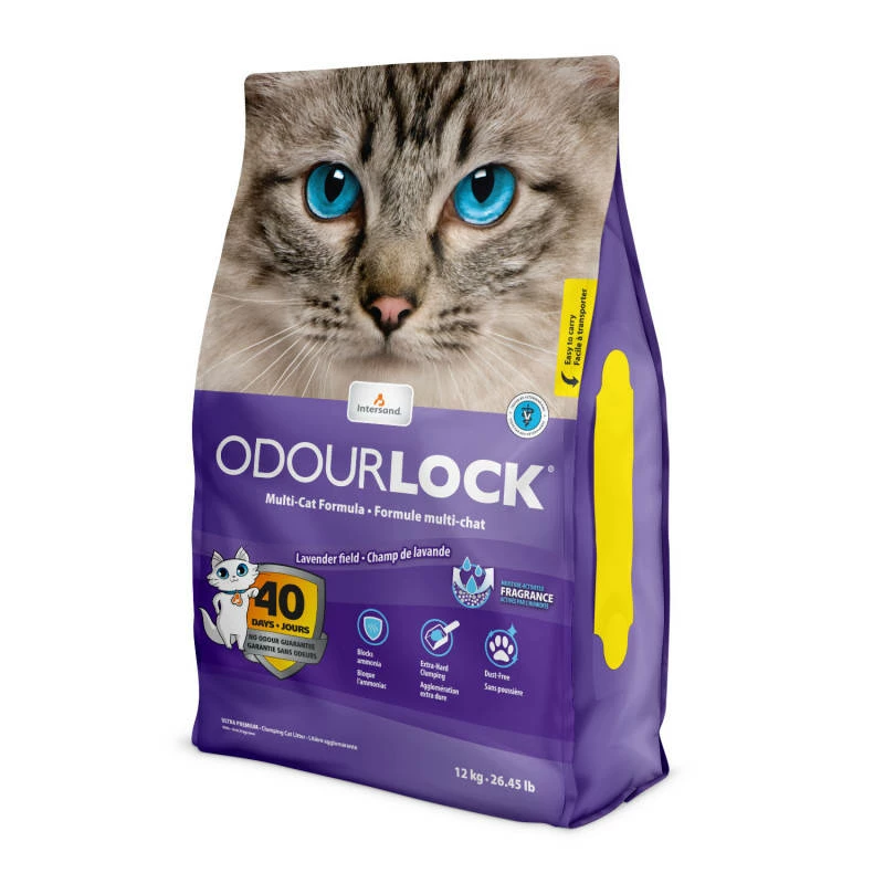 INTERSAND Lettiera Odourlock Lavanda 12 Kg 3 INTERSAND Lettiera Odourlock Lavanda 12 Kg