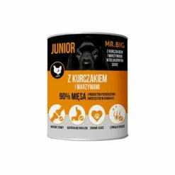Mr.BIG Junior Pezzi In Salsa Con Pollo 10x400g Per Cani -BRIT in Italia ita pl Mr BIG Junior pezzi in salsa con pollo 400g per cani 22265 1