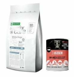 NATURES PROTECTION Superior Care Grain Free White Fish Adult Small Breeds 10kg + Mr.Big Salmone 400g GRATIS