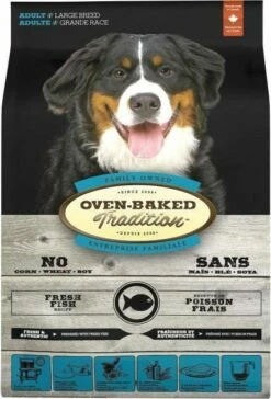 Oven Baked Tradition Dog Food Fish Large Breed 11,34kg Con Pesce VENDITA