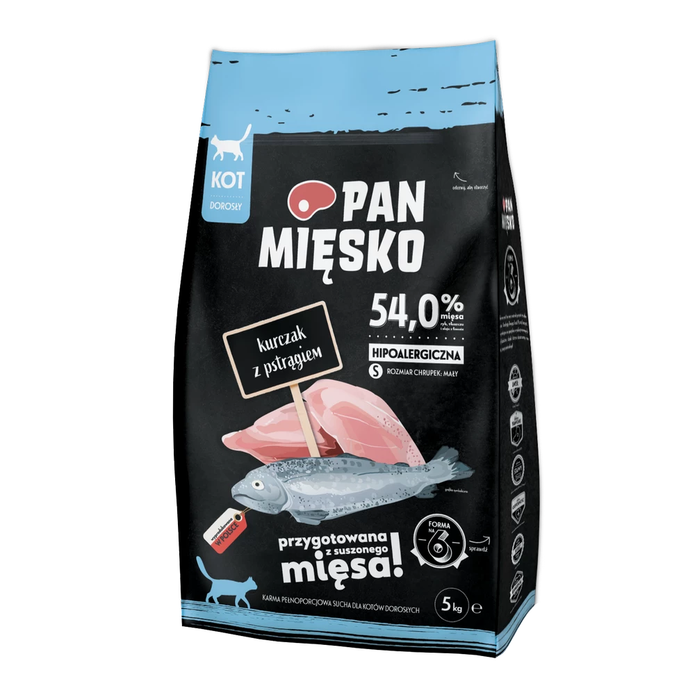 PAN MIĘSKO Pollo Con Trota S 5kg Per Gatti 3 PAN MIĘSKO Pollo Con Trota S 5kg Per Gatti