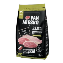 PAN MIĘSKO Tacchino Con Oca S 10kg Per Gatti