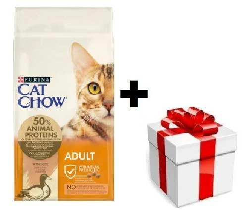 PURINA Cat Chow Adult Anatra - Cibo Per Gatti 15 Kg + Sorpresa Per Il Gatto GRATIS 3 PURINA Cat Chow Adult Anatra - Cibo Per Gatti 15 Kg + Sorpresa Per Il Gatto GRATIS
