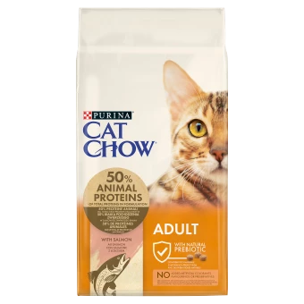 PURINA Cat Chow Adult Salmon Alimento Per Gatti 2x15 Kg 4 PURINA Cat Chow Adult Salmon Alimento Per Gatti 2x15 Kg - immagine 2