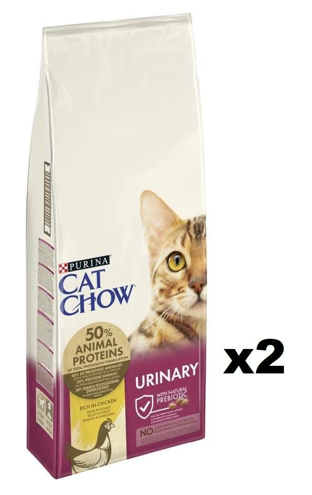 PURINA Cat Chow Alimento Per Le Vie Urinarie Ricco Di Pollo 2x15 Kg 3 PURINA Cat Chow Alimento Per Le Vie Urinarie Ricco Di Pollo 2x15 Kg