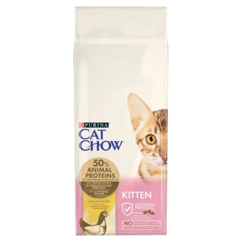 PURINA Cat Chow, Cibo Per Gattini Ricco Di Pollo 2x15 Kg 4 PURINA Cat Chow, Cibo Per Gattini Ricco Di Pollo 2x15 Kg - immagine 2