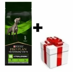 PURINA Pro Plan Veterinary Diets HA Hypoallergenic Dog 11kg + Sorpresa Per Il Cane GRATIS