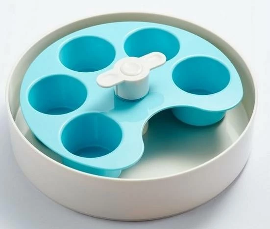 Pet Dream House Spin Palette Blu Medio - Ciotola Interattiva 3 Pet Dream House Spin Palette Blu Medio - Ciotola Interattiva
