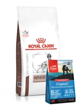 ROYAL CANIN Hepatic 6kg + ORIJEN Original Dog 340g GRATIS