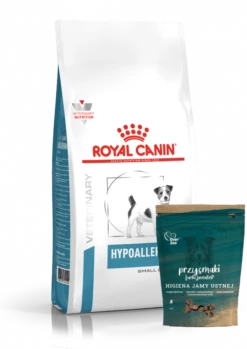 ROYAL CANIN Hypoallergenic Small Dog 3,5kg + OVER ZOO Delicatezza 100g GRATIS!
