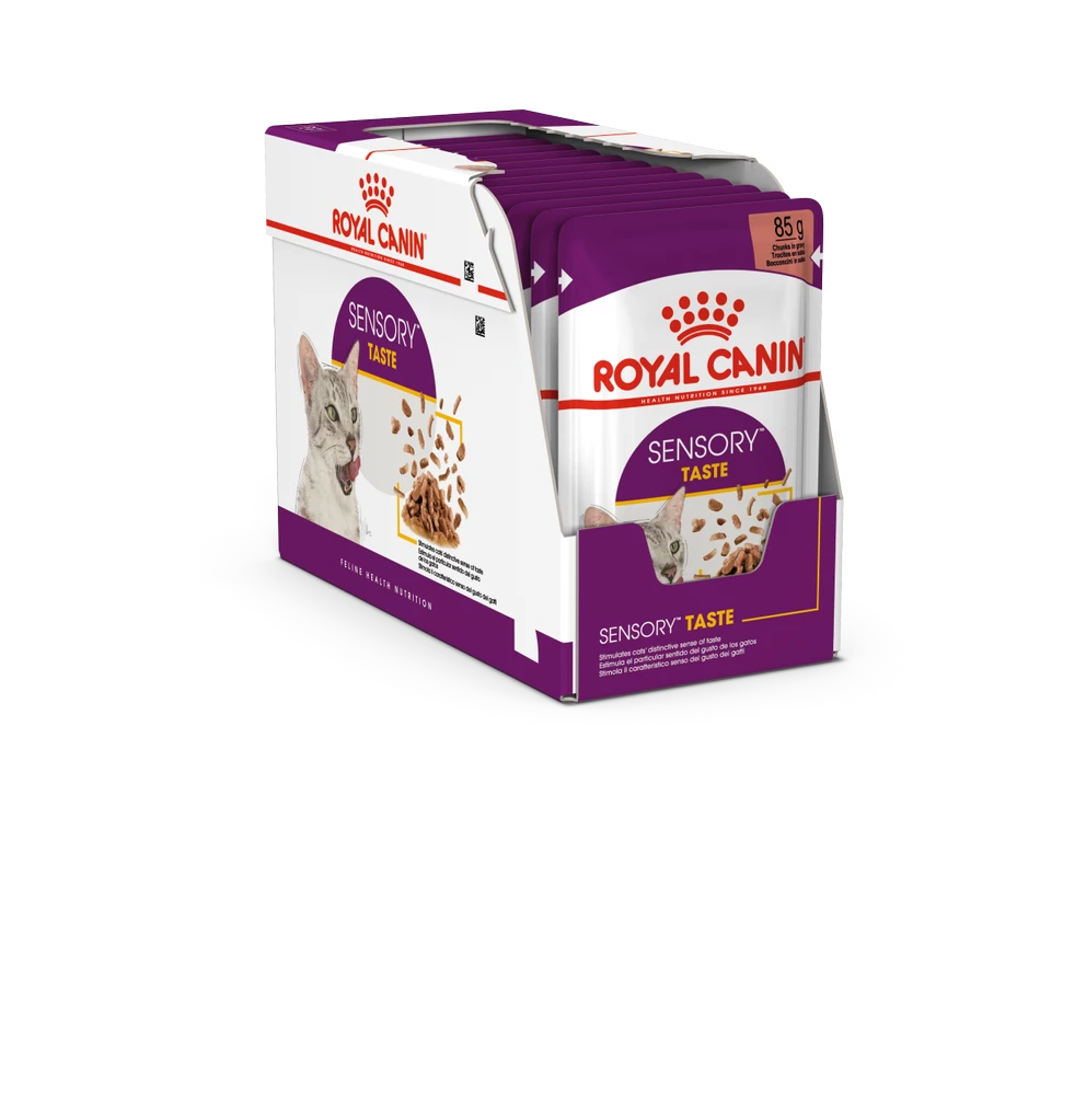 ROYAL CANIN Sensory Taste Cibo Umido, Pezzi In Salsa 12x85g 4 ROYAL CANIN Sensory Taste Cibo Umido, Pezzi In Salsa 12x85g - immagine 2