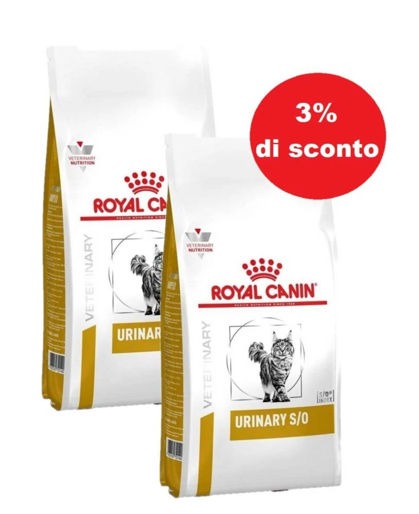 ROYAL CANIN Urinary S/O 7kg - 3% Di Sconto In Un Set 3 ROYAL CANIN Urinary S/O 7kg - 3% Di Sconto In Un Set