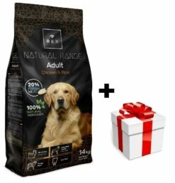 Rex Natural Range Adult Pollo E Riso 14 Kg + Sorpresa Per Il Cane GRATIS