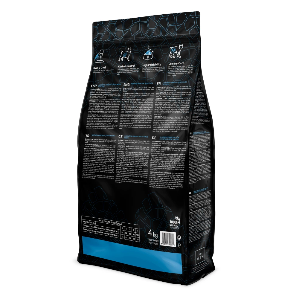 Rex Natural Range Cats Chicken & Rice 4 Kg 4 Rex Natural Range Cats Chicken & Rice 4 Kg - immagine 2