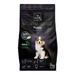 Rex Natural Range Puppy Pollo E Riso 3kg -BRIT in Italia ita pl Rex Natural Range Puppy Pollo e Riso 3kg 23720 3