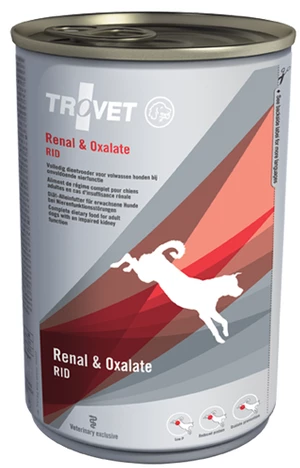 TROVET RID Renal & Oxalate (per Cani) 6x400g - Lattina 5 TROVET RID Renal & Oxalate (per Cani) 6x400g - Lattina - immagine 3