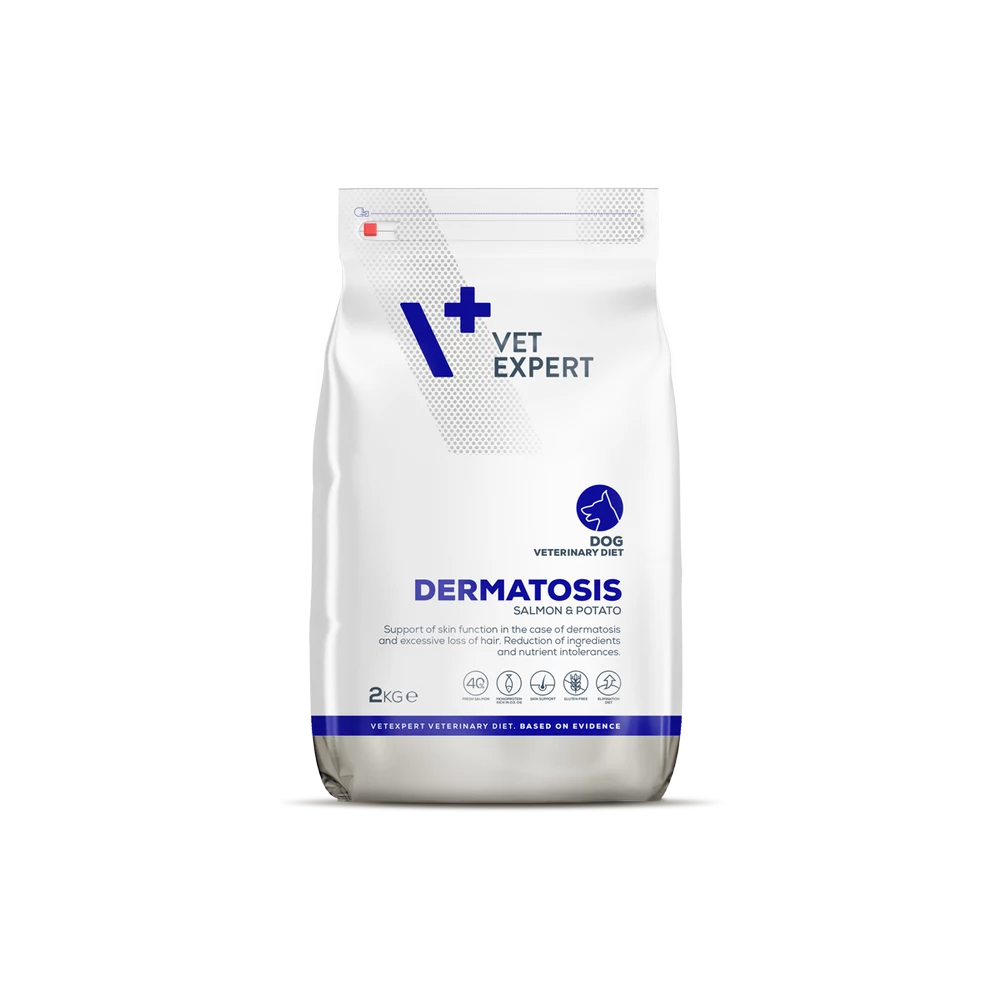 VETEXPERT Veterinary Diet Dog Dermatosis Salmon&Potato 2kg 3 VETEXPERT Veterinary Diet Dog Dermatosis Salmon&Potato 2kg