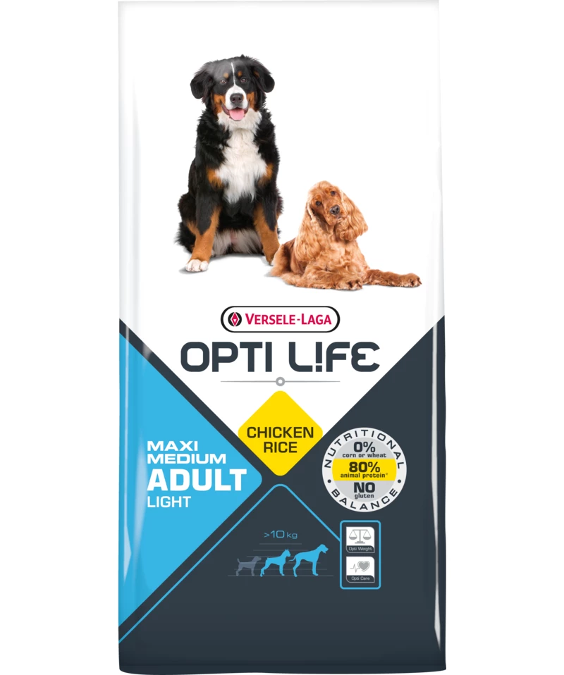 Versele-Laga Opti Life Adult Light Medium & Maxi Con Pollo 12,5kg 3 Versele-Laga Opti Life Adult Light Medium & Maxi Con Pollo 12,5kg