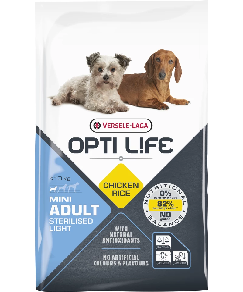Versele-Laga Opti Life Adult Light Mini Pollo Con Riso 7.5kg X2 4 Versele-Laga Opti Life Adult Light Mini Pollo Con Riso 7.5kg X2 - immagine 2