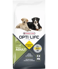 Versele-Laga Opti Life Adulto Maxi Pollo Con Riso 12,5 Kg + Sorpresa Per Il Cane GRATIS -BRIT in Italia ita pl Versele Laga Opti Life Adulto Maxi pollo con riso 12 5 kg 14592 2