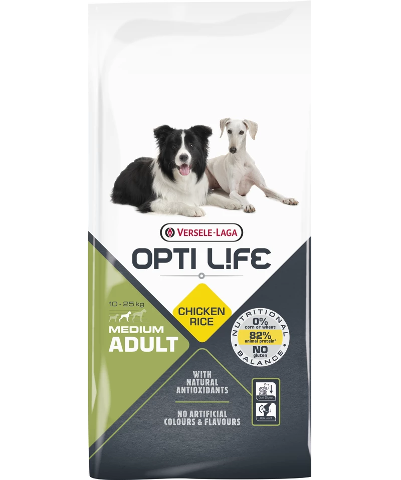 Versele-Laga Opti Life Adulto Medio Con Pollo E Riso 12,5 Kg 3 Versele-Laga Opti Life Adulto Medio Con Pollo E Riso 12,5 Kg