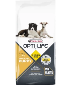 Versele-Laga Opti Life Cucciolo Medium Con Pollo Per Cuccioli Di Taglia Media 2,5 Kg