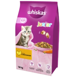 WHISKAS Cibo Secco Per Gattini Junior Con Pollo 14kg