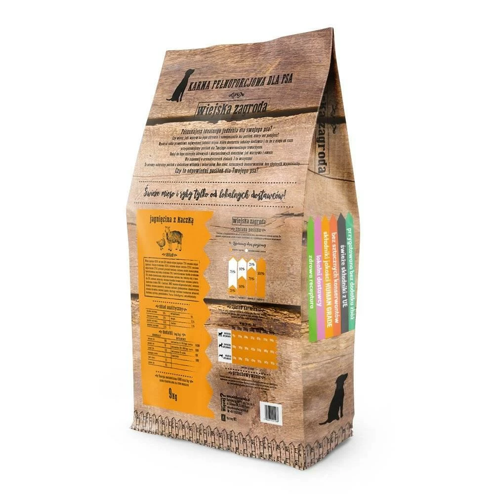 Wiejska Zagroda Agnello E Anatra 9kg 4 Wiejska Zagroda Agnello E Anatra 9kg - immagine 2