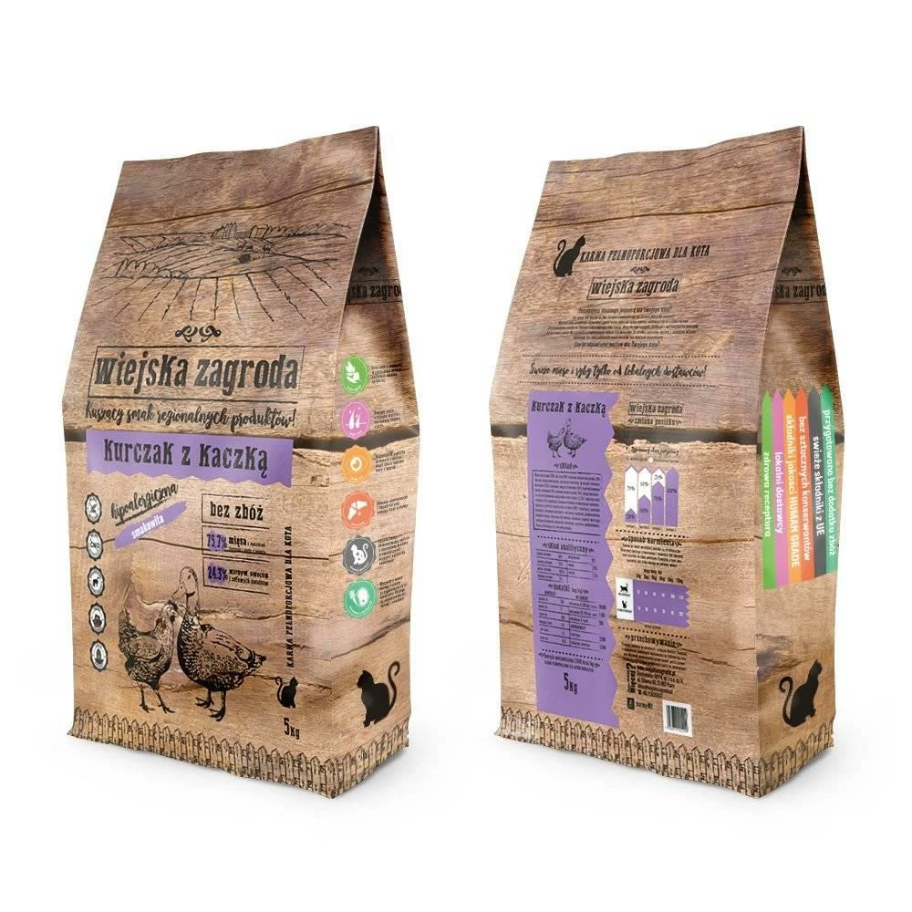 Wiejska Zagroda Per Gatto Pollo Con Anatra 5kg 5 Wiejska Zagroda Per Gatto Pollo Con Anatra 5kg - immagine 3