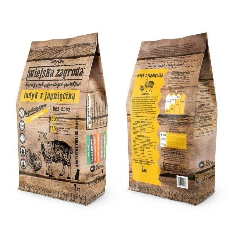 Wiejska Zagroda Tacchino Con Agnello 2kg 5 Wiejska Zagroda Tacchino Con Agnello 2kg - immagine 3