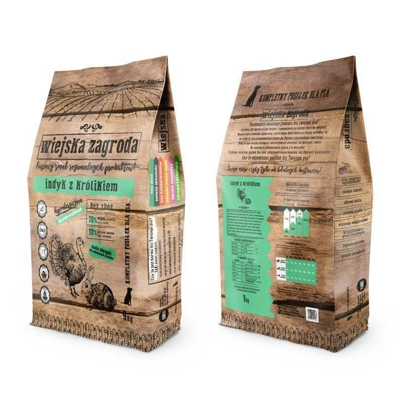 Wiejska Zagroda Tacchino Con Coniglio 9kg 5 Wiejska Zagroda Tacchino Con Coniglio 9kg - immagine 3