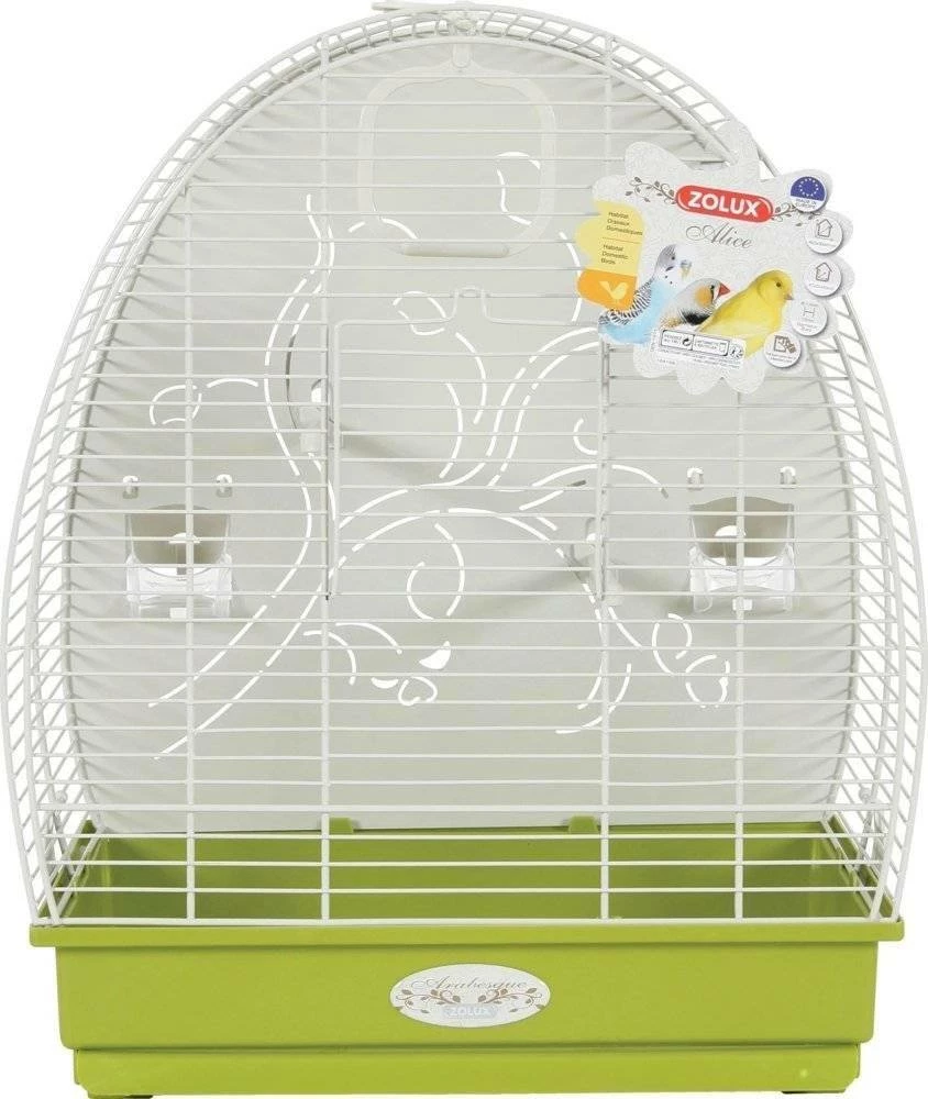 Zolux Arabesque Alice Cage 49.5x30x41cm Olive 5 Zolux Arabesque Alice Cage 49.5x30x41cm Olive - immagine 3