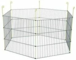 Zolux Recinto Metallico Grigio Esagonale Per Roditori