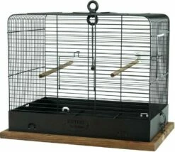 Zolux Retro Celestine Gabbia Per Uccelli 34x27x44cm Nero
