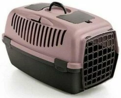 Zolux Transporter Gulliver 3 Porte In Plastica Rosa Cipria